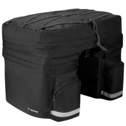 Torba Rowerowa Sakwa na Bagażnik Rower Wodoodporna Etui Duża Czarna Pojemna. Czarne torby na laptopa TRIZAND. Za 69.90 zł.