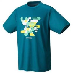 Koszulka sportowa męska Yonex Unisex Practice T-shirt. Niebieskie t-shirty sportowe YONEX, bez wzorów, bez ramiączek, tenisowe. Za 212.00 zł.