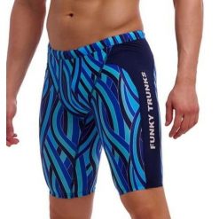 Spodenki do pływania Jammery Funky Trunks Snork City. Niebieskie odzież kąpielowa Funky Trunks, m, bez wzorów, sportowe. Za 219.00 zł.