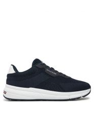 Tommy Hilfiger Sneakersy Lightweight Rwb Knit FM0FM05423 Granatowy. Niebieskie buty sportowe casual Tommy Hilfiger, bez wzorów, z materiału, bez zapięcia. Za 439.99 zł.