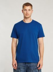 G-Star Koszulka w kolorze niebieskim rozmiar: L. Niebieskie bezrękawniki G-Star, l, bez wzorów, z bawełny, bez kołnierzyka, bez ramiączek. Za 74.28 zł.