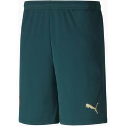 Spodenki piłkarskie PUMA Italia replika zielone/złote, S. Zielone szorty Puma, m, z aplikacjami, z poliesteru. Za 244.99 zł.