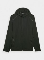 4F Kurtka do biegania Ultralight męska - szara M. Szare kurtki do biegania 4F, m, bez wzorów, z materiału, z kapturem. Za 299.99 zł.