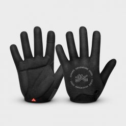 Rękawiczki rowerowe Gravel unisex SIROKO Frontier. Czarne rękawiczki SIROKO, bez wzorów, z tkaniny. Za 148.00 zł.