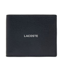 Portfel Lacoste. Czarne portfele LACOSTE, bez wzorów. Za 494.99 zł.
