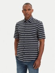 BOSS Koszula Rash 50559628 Granatowy Regular Fit. Niebieskie koszule Boss, m, bez wzorów, z bawełny, bez kołnierzyka, bez ramiączek. Za 399.99 zł.