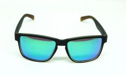 Okulary przeciwsłoneczne - Polaryzacyjne / UV400 (Czarny/Zielony). Zielone okulary przeciwsłoneczne SURF MONKEY. Za 159.95 zł.