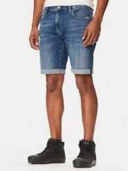 G-Star Raw Szorty jeansowe D10481-8968 Niebieski Regular Fit. Niebieskie szorty G-Star Raw, m, bez wzorów, z bawełny, retro. Za 349.99 zł.