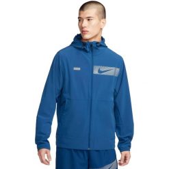 Bluza z kapturem Nike Unlimited, Mężczyźni. Niebieskie bluzy z kapturem Nike, l, bez wzorów, z poliesteru, z kapturem. Za 690.00 zł.