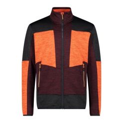 Polarowa kurtka turystyczna CMP. Brązowe kurtki CMP, bez wzorów, z polaru, bez kaptura. Za 371.50 zł.