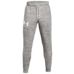 Spodnie sportowe męskie Under Armour Rival Terry Jogger. Białe spodnie treningowe długie Under Armour, m, bez wzorów, z dresówki. Za 316.00 zł.