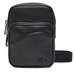 Saszetka Lacoste. Czarne saszetki i nerki LACOSTE, bez wzorów. Za 489.99 zł.