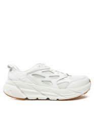 Hoka Sneakersy W'S Clifton L Athletics 1160050-WWH Biały. Białe buty sportowe casual HOKA, bez wzorów, ze skóry, bez zapięcia. Za 499.99 zł.