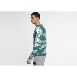 Bluza męska nike air jordan all star weekend city of flight fleece crew camo. Zielone bluzy Nike, m, bez wzorów, bez kaptura. Za 349.00 zł.
