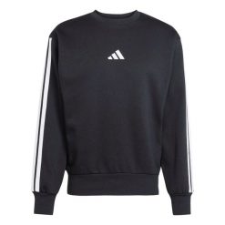 Bluza adidas Essentials Three Stripes. Czarne bluzy bez kaptura Adidas, xl, bez wzorów, z materiału, bez kaptura. Za 219.95 zł.