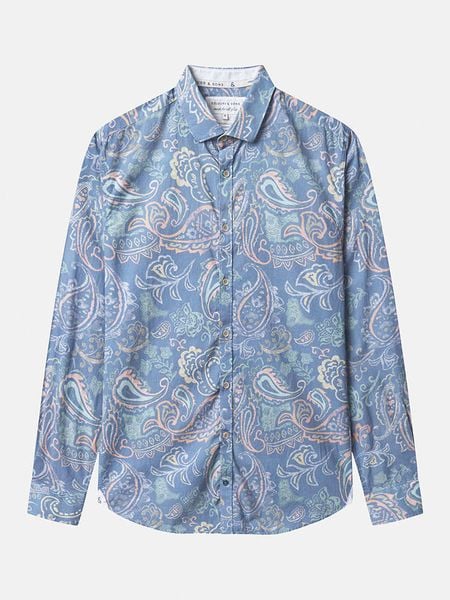 COLOURS & SONS Koszula w kolorze błękitnym rozmiar: XL. Niebieskie koszule COLOURS & SONS, xl, bez wzorów, z bawełny, bez kołnierzyka, bez ramiączek. Za 183.45 zł.