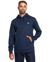 Bluza z kapturem dla Mężczyzn BASIC Niebieski. Brązowe bluzy z kapturem Quiksilver, m, bez wzorów, z bawełny, z kapturem. Za 209.99 zł.