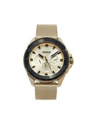 Hugo Zegarek Fresh 1530288 Złoty. Żółte, analogowe zegarki Hugo, złote. Za 739.99 zł.
