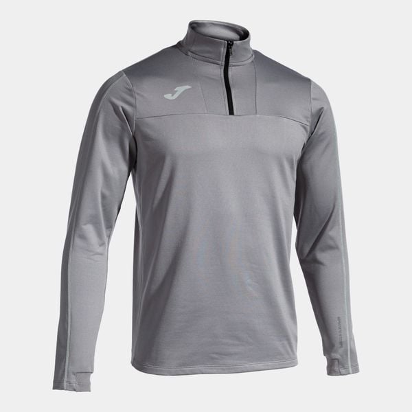Bluza do biegania męska Joma R-Trail. Zielone bluzy bez kaptura Joma, m, bez wzorów, z elastanu, bez kaptura. Za 169.99 zł.