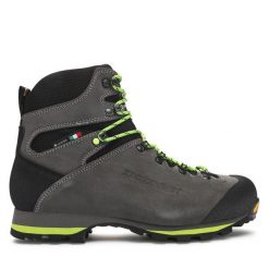 Trekkingi Zamberlan. Szare botki sznurowane Zamberlan, bez wzorów, z gore-texu, bez obcasa, bez zapięcia. Za 1,339.00 zł.