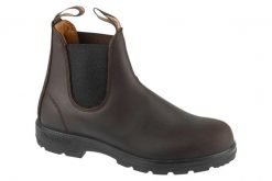 Sztyblety unisex, Chelsea Boots. Brązowe sztyblety Blundstone, bez wzorów, z materiału, bez obcasa, bez zapięcia. Za 1,179.99 zł.