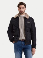 Aeronautica Militare Kurtka skórzana 262PN0167U100876 Czarny Regular Fit. Czarne kurtki Aeronautica Militare, m, bez wzorów, ze skóry, bez kaptura. Za 8,214.00 zł.
