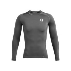 Dżersej z długim rękawem Under Armour HeatGear®. Białe bluzy Under Armour, bez wzorów, z dżerseju, bez kaptura. Za 222.50 zł.