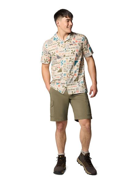 Columbia Koszula "Pine Canyon" w kolorze beżowym ze wzorem rozmiar: L. Brązowe koszule Columbia, l, bez wzorów, z bawełny, bez kołnierzyka, bez ramiączek. Za 101.47 zł.