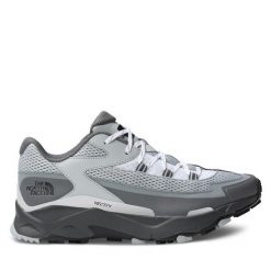 Trekkingi The North Face. Szare buty trekkingowe The North Face, bez wzorów, bez zapięcia. Za 399.99 zł.