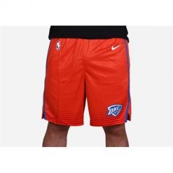Spodnie koszykarskie męskie Nike Nba Oklahoma City Swingman. Brązowe szorty Nike, m, bez wzorów, z materiału, sportowe. Za 357.00 zł.