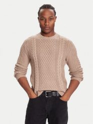 Tommy Jeans Sweter DM0DM22101 Brązowy Regular Fit. Brązowe swetry rozpinane Tommy Jeans, m, bez wzorów, z bawełny, bez kołnierzyka, bez ramiączek. Za 519.99 zł.
