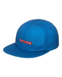 Czapka Snapback dla Mężczyzn DRIFTER CLICKER Niebieski. Niebieskie czapki z daszkiem Quiksilver, bez wzorów, z bawełny. Za 65.00 zł.