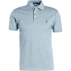 Polo Ralph Lauren SLIM FIT Koszulka polo biscay blue heather. Czarne koszulki polo marki Polo Ralph Lauren, z materiału. W wyprzedaży za 335.20 zł.
