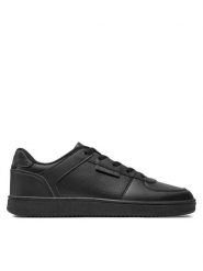 Kappa Sneakersy Logo Malone 4 341R5DW Czarny. Czarne buty sportowe casual Kappa, bez wzorów, ze skóry, bez zapięcia. Za 189.99 zł.