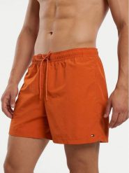 Tommy Hilfiger Szorty kąpielowe UM0UM03477 Pomarańczowy Regular Fit. Brązowe kąpielówki Tommy Hilfiger, m, bez wzorów, z syntetyku. Za 249.99 zł.