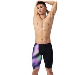 Speedo Jammer Eco Endurance+ One Leg Print Zwart/Paars. Czarne odzież kąpielowa Speedo, m, bez wzorów, sportowe. Za 229.99 zł.