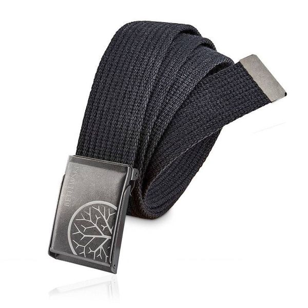 Pasek parciany BETLEWSKI PRCB-01_GR-3 S c. szary. Szare paski Betlewski, bez wzorów, z materiału. Za 44.99 zł.