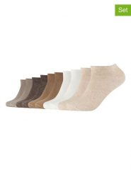 S.Oliver Skarpety (10 par) w kolorze beżowo-brązowym do sneakersów rozmiar: 43-46. Brązowe skarpety S.Oliver, bez wzorów, z materiału. Za 60.99 zł.