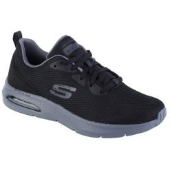 Buty sportowe Sneakersy męskie, Skechers Dyna-Air. Czarne buty sportowe casual Skechers, bez wzorów, z materiału, bez zapięcia. Za 279.99 zł.