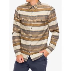 Koszula turystyczna męska Royal Robbins Clouds Rest Hemp LS. Brązowe koszule ROYAL ROBBINS, m, bez wzorów, bez kołnierzyka, bez ramiączek. Za 476.99 zł.