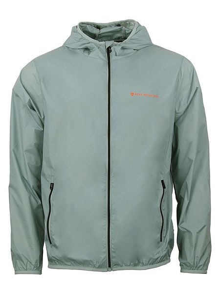 Peak Mountain Kurtka przeciwwiatrowa "Capluie" w kolorze zielonym rozmiar: M. Zielone kurtki outdoor i hardshell Peak Mountain, m, bez wzorów, bez kaptura. Za 118.28 zł.