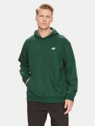 New Balance Bluza Small Logo MT41508 Zielony Regular Fit. Zielone bluzy New Balance, m, bez wzorów, z bawełny, bez kaptura. Za 179.99 zł.
