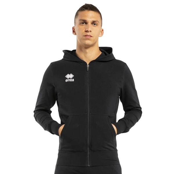 Kurtka z kapturem Errea Philip. Czarne kurtki ERREA, xl, bez wzorów, z bawełny, z kapturem. Za 275.99 zł.
