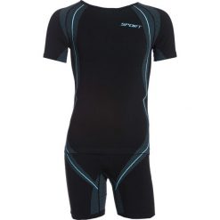 Czarno-Niebieski Komplet Sportowy Aspects. T-shirty sportowe marki Born2be. Za 54.99 zł.