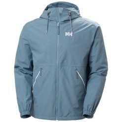 Kurtka wodoodporna z kapturem Helly Hansen Sandoy. Niebieskie kurtki Helly Hansen, l, bez wzorów, z kapturem. Za 631.00 zł.