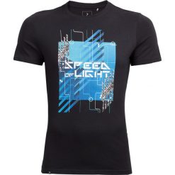 T-shirt męski TSM607 - głęboka czerń - Outhorn. T-shirty marki Outhorn. W wyprzedaży za 29.99 zł.