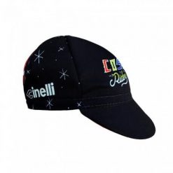Czapka z daszkiem Cinelli Cosmic Riders. Czarne czapki z daszkiem CINELLI, bez wzorów, z materiału. Za 244.50 zł.