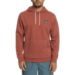 Bluza sportowa męska Quiksilver The Original. Brązowe bluzy bez kaptura Quiksilver, m, bez wzorów, z bawełny, bez kaptura. W wyprzedaży za 155.00 zł.