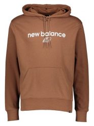 New Balance Bluza "Sport Seasonal" w kolorze jasnobrązowym rozmiar: M. Brązowe bluzy z kapturem New Balance, m, bez wzorów, z kapturem. Za 149.31 zł.