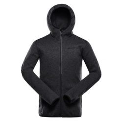 Bluza męska polarowa z kapturem Alpine Pro Zeg 2. Szare bluzy z kapturem Alpine Pro, na jesień, m, bez wzorów, z materiału, z kapturem. Za 209.00 zł.